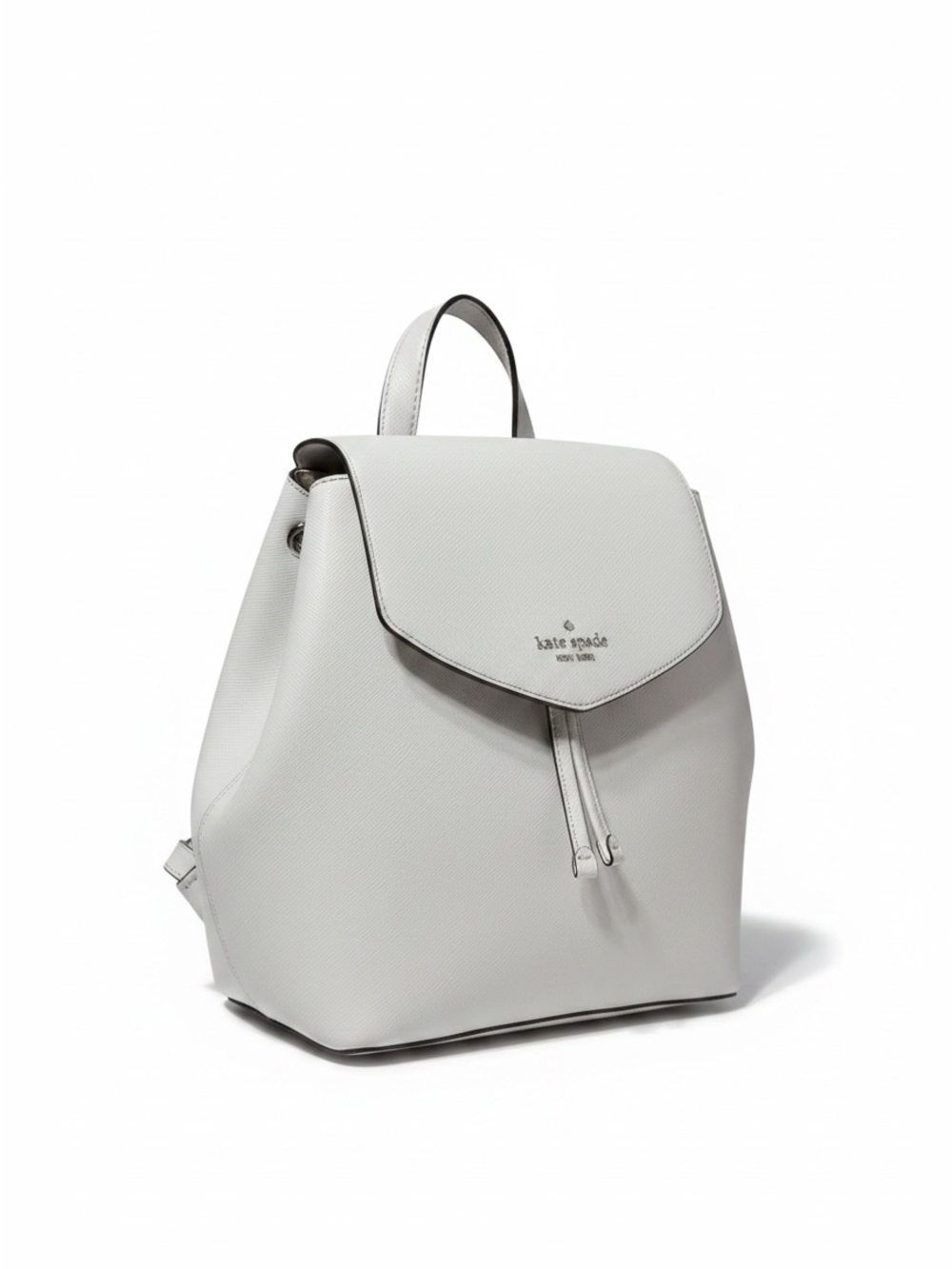 Kate Spade Lizzie White Saffiano Leather Backpack Purse